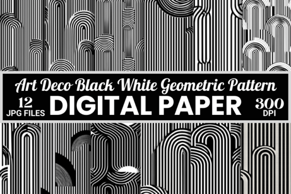 Art Deco Black White Geometric Patterns: A Timeless Design Trend for 2025 and Beyond