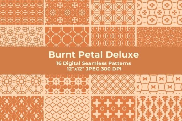 Burnt Petal Deluxe Terracotta Patterns: A Warm, Versatile Design Resource for Creators