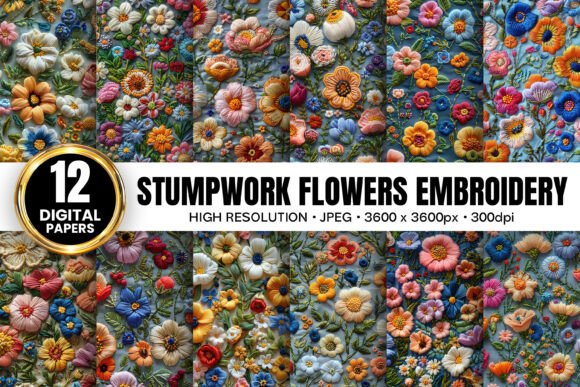 Embroidered Stumpwork Floral Patterns: Strategic Design for Creative and Commercial Success