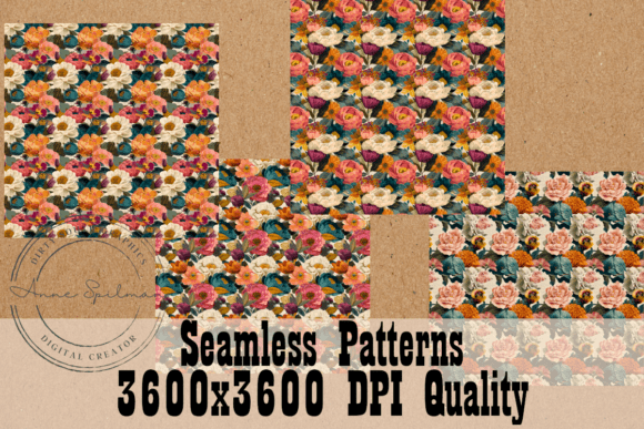 Fancy Floral Seamless Patterns: A Versatile Design Solution for Creative Projects