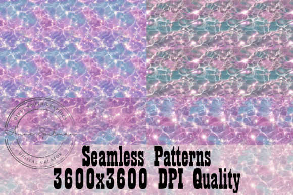 Mermaid Waters Seamless Patterns – Creative Instant Downloads