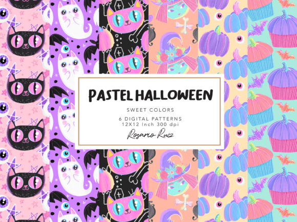 Pastel Halloween Papers & Patterns