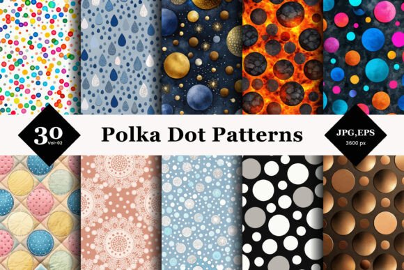 Polka Dot Seamless Patterns 02: A Creative Playbook