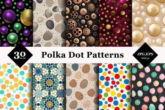 Polka Dot Seamless Patterns 04: A Creative Tool for Modern Designers