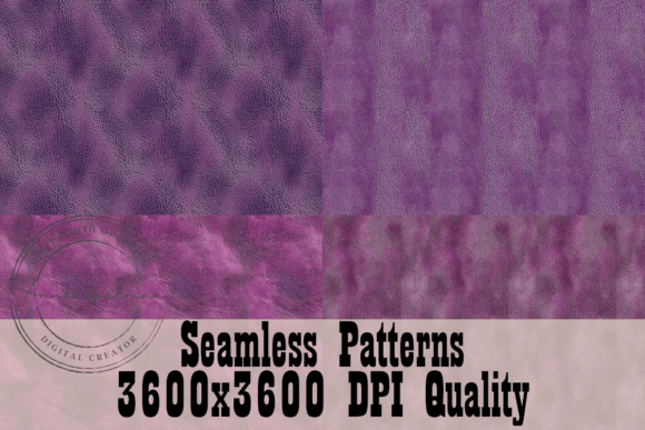 Purple Leather Seamless Patterns for Creative Projects
