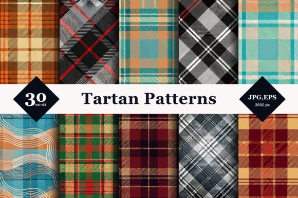 Tartan Style Seamless Patterns 03: A Designer’s Guide to Integrating Traditional Elegance into Modern Projects